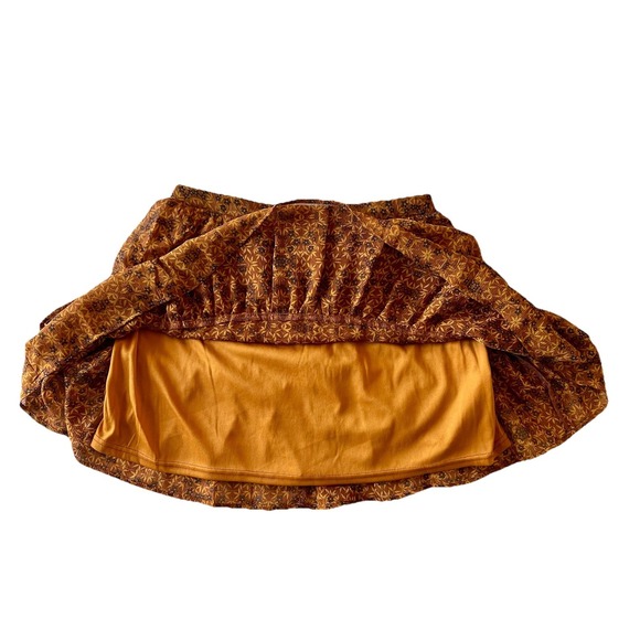 "Live To Be Spoiled" Large Cottage-core Floral Ruffle Mini Skirt, SZ Small NWT - Picture 7 of 7